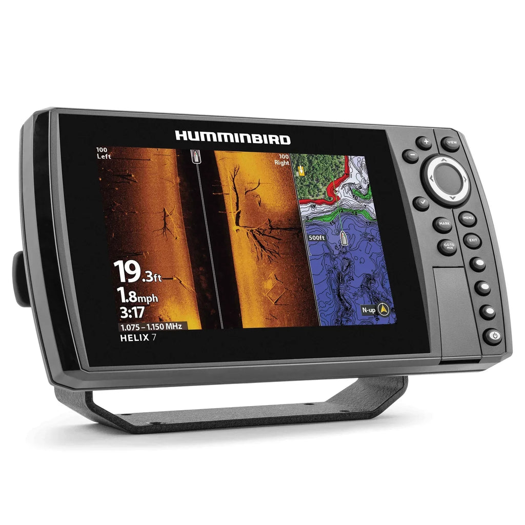 GPS MSI G4N Ethernet Mega with Humminbird CHIRP Side Helix Networkable Imaging Fishfinder and GPS 7