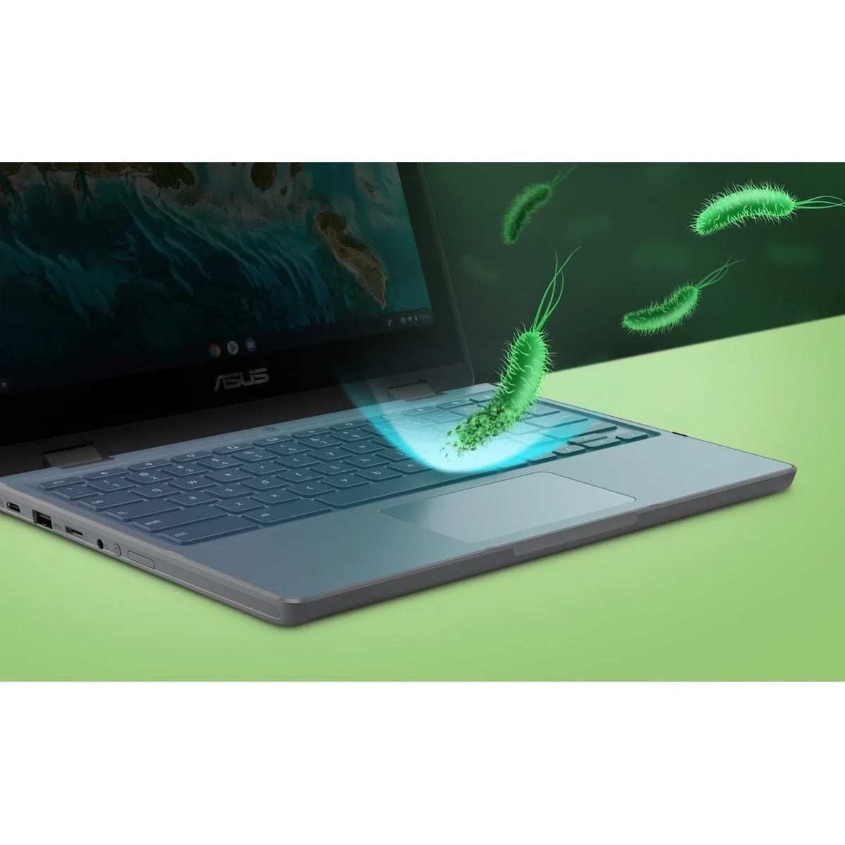 ChromeOS, 11.6" Touchscreen, N5100, CR1100FKA-YZ184T Flip Celeron Intel 64GB SSD, Asus Chromebook