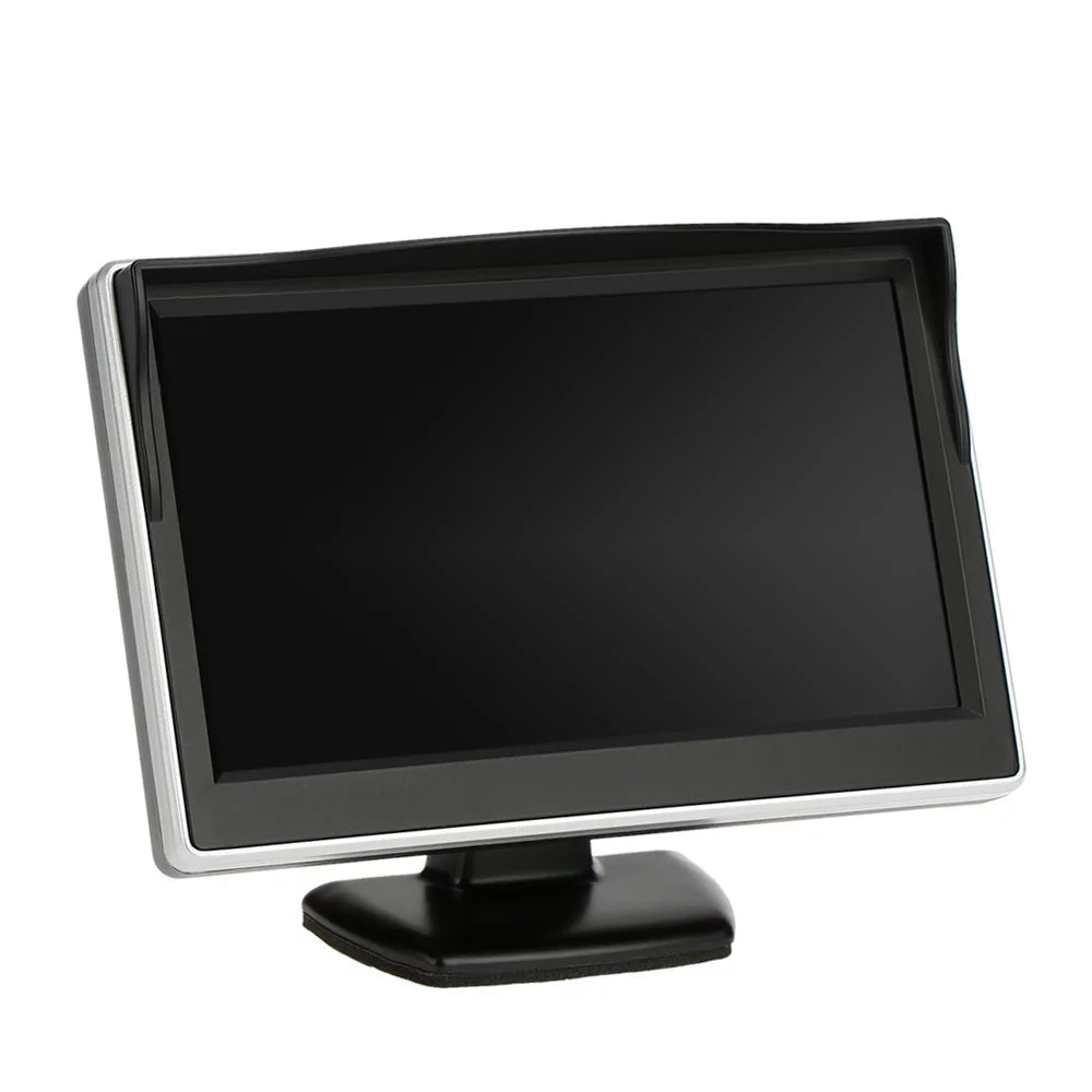 Camera, Ideal Parking Clear and Inch 5 Monitor Installation, Rear Image, Tomshoo Backup LCD for TFT System View Easy Display Reverse Cars Trucks Car +