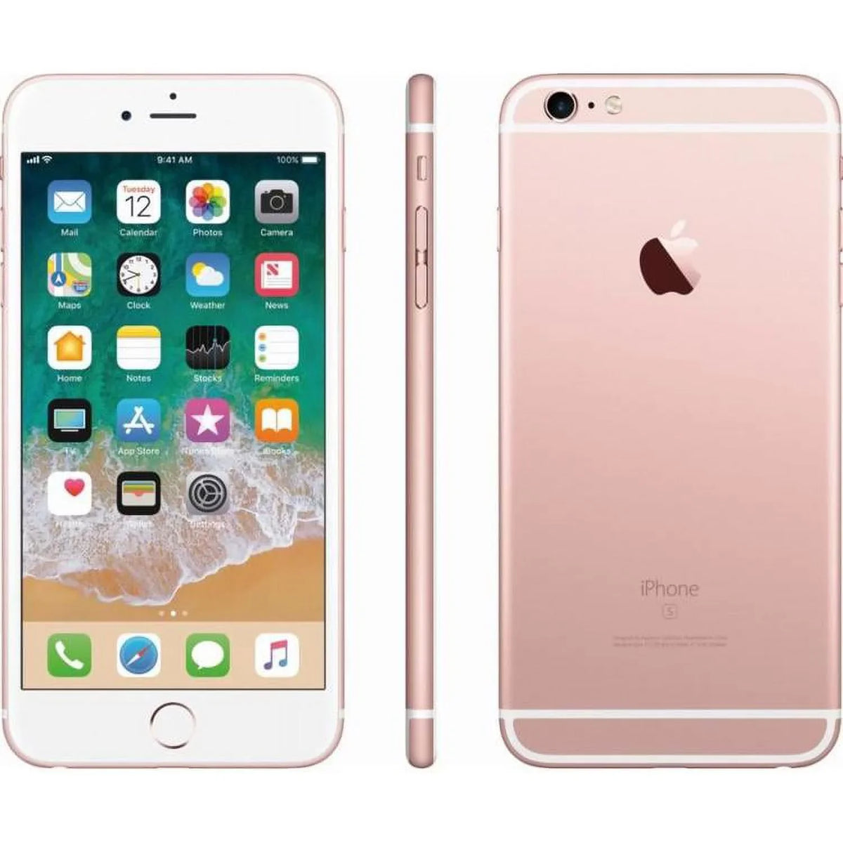 64GB (CDMA Plus Pre-Owned iPhone GSM) 6S Unlocked Good) (Refurbished: Rose Gold +