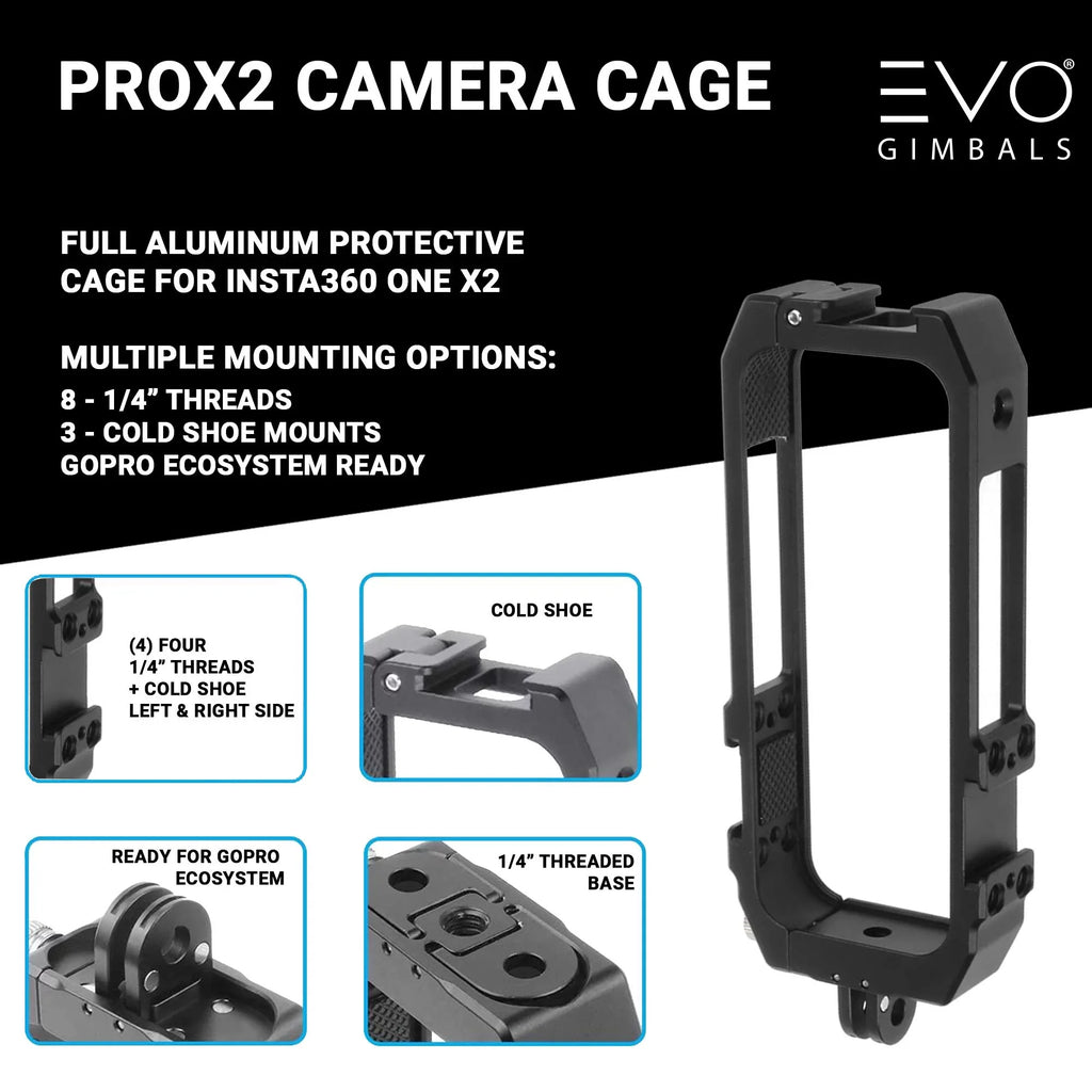 PROX2 Camera X2 ONE Insta360 for Cage