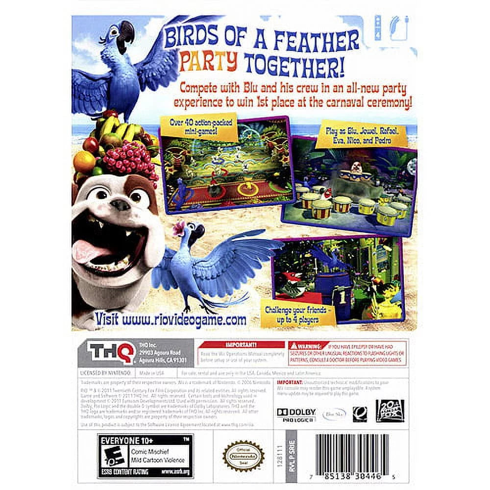 Rio Birds - Together of Party Feather a Wii - Nintendo