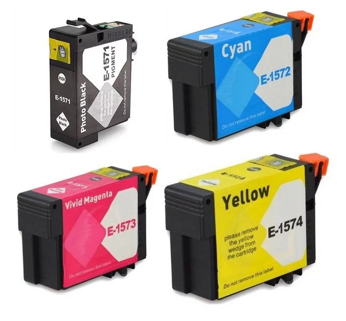 for (NO. R3000 (T157MP-US) Combo PrinterDash Photo Inkjet Stylus (PBK/C/M/Y) Replacement Pack 157)