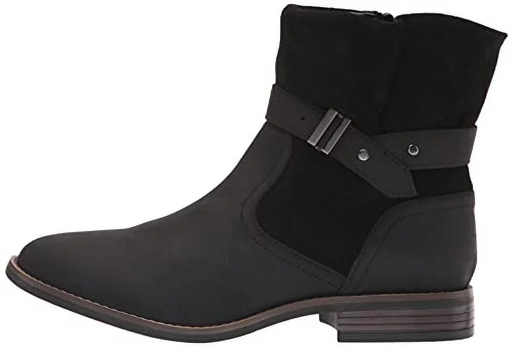 Camzin Fashion Clarks Black, Strap Women's 5 Boot,