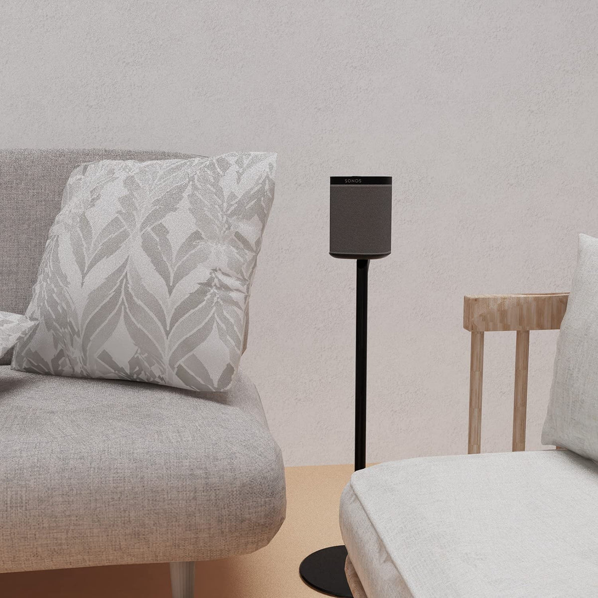Management - One In One for Sonos and Speaker and Stand Fixed Floor SL Sonos Eximus Play:1 Sonos Height Cable - Built