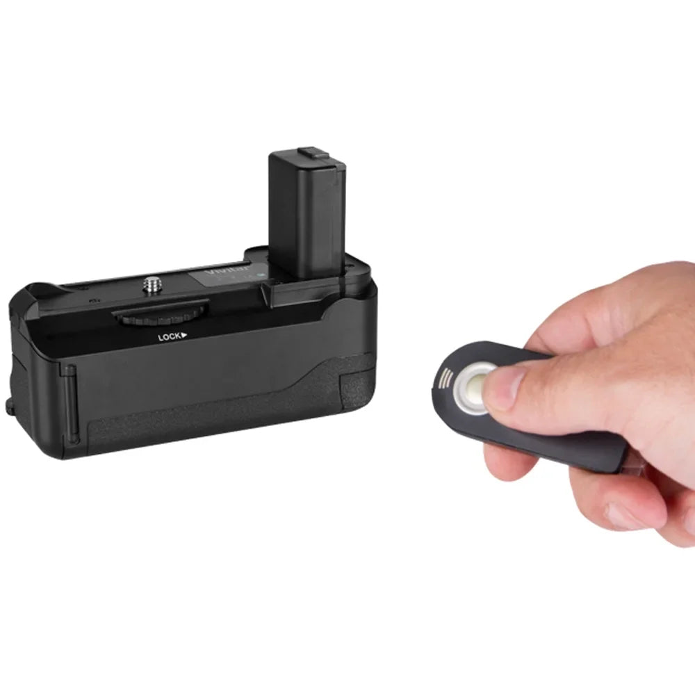 Power Deluxe Wireless A6500 Grip + Battery Sony Remote Vivitar A6300 with for Camera Alpha