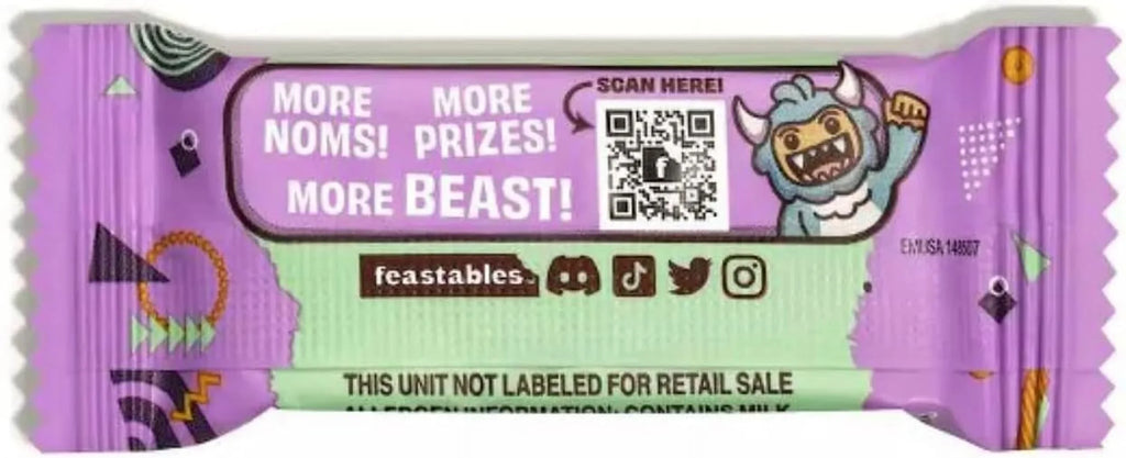 50 Mini Chocolate Beast Bars Of Feastables Bag Mr.