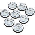 Down Auto Mount 4 Van Trailer Tie Truck 1/4 8 Hound D inches inches Ring Round Point Red Cargo Rope Surface