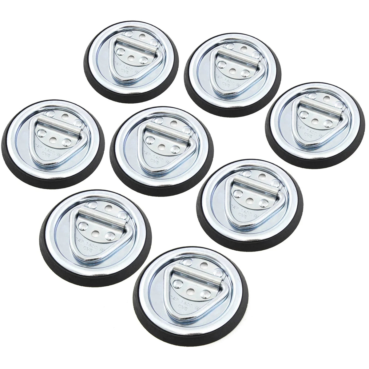 Down Auto Mount 4 Van Trailer Tie Truck 1/4 8 Hound D inches inches Ring Round Point Red Cargo Rope Surface