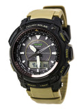 PRW5050BN-5 Watch Strap ProTrek Ana-Digi Resin Solar Men's Tough Dial Beige Black