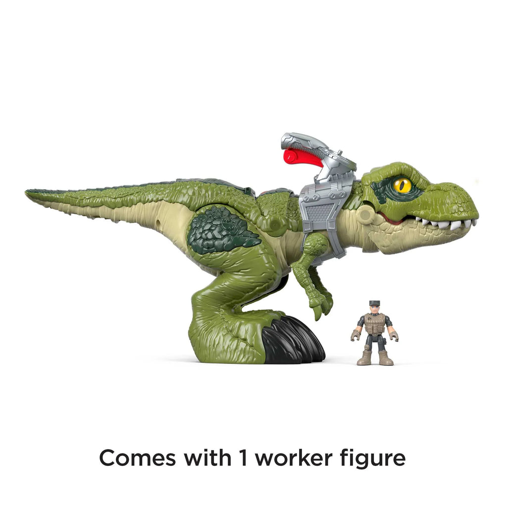 Imaginext T.Rex World Mouth Jurassic Playset Mega Dinosaur