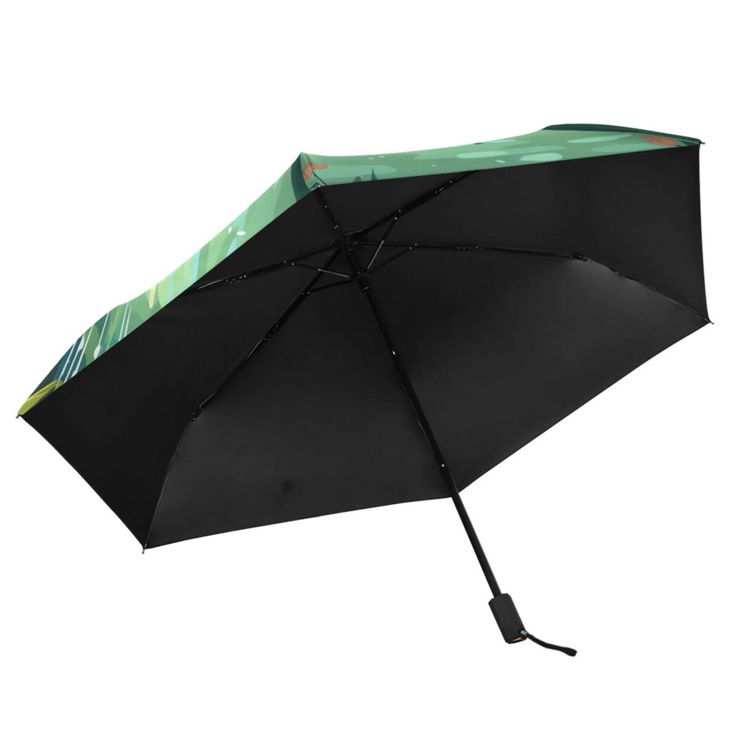 Boating- Size - Rain Compact for Landscape Umbrella Travel Folding 50+ Packable UPF Arc Boating To Umbrella 101 Lightweight Windproof