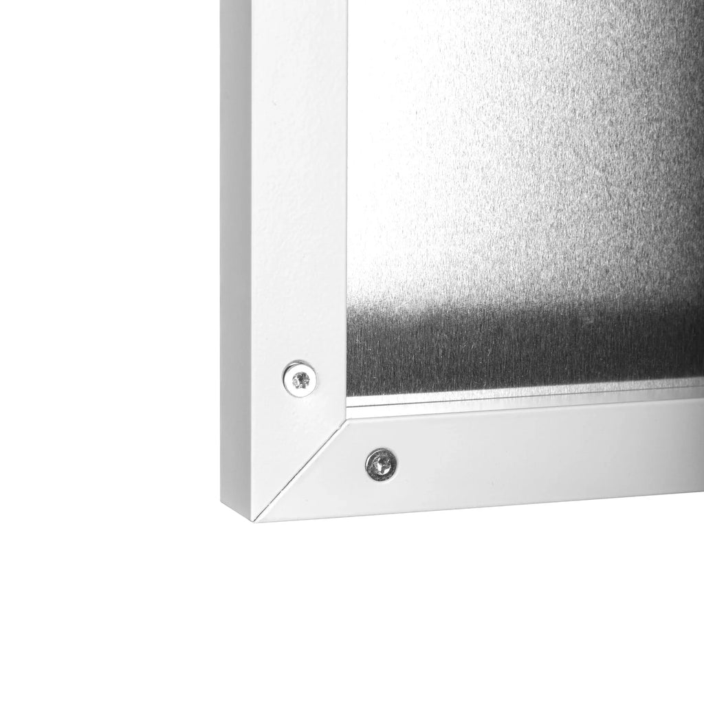 Panel Heater- White WarmlyYours 500W Radiant Hardwired 24” or New in x 35” Plug Ember Flex