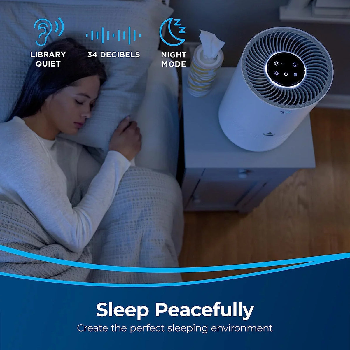 Box Air and Purifier Carbon 2780A WHITE with High Open Filter - BISSELL Efficiency MYair