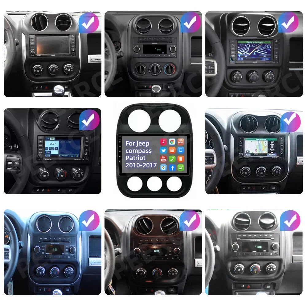 Patriot JMANCE 10 10.1" for Jeep Android Compass GPS Player Car Radio 2+32GB Stereo Nav Sat 2010-2017