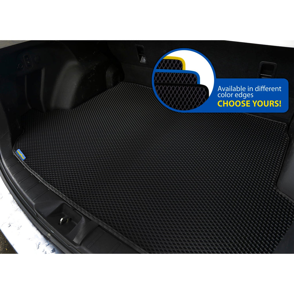 '- Mat Dirt Liner, - & Forester Duty Luggage Shape, Trapping with Liner Liner 2014-2018 Diamond - Cargo Trunk Subaru Liquid Waterproof, Fit Custom Heavy Technology for GY004696 Anti-Slip Goodyear Cargo