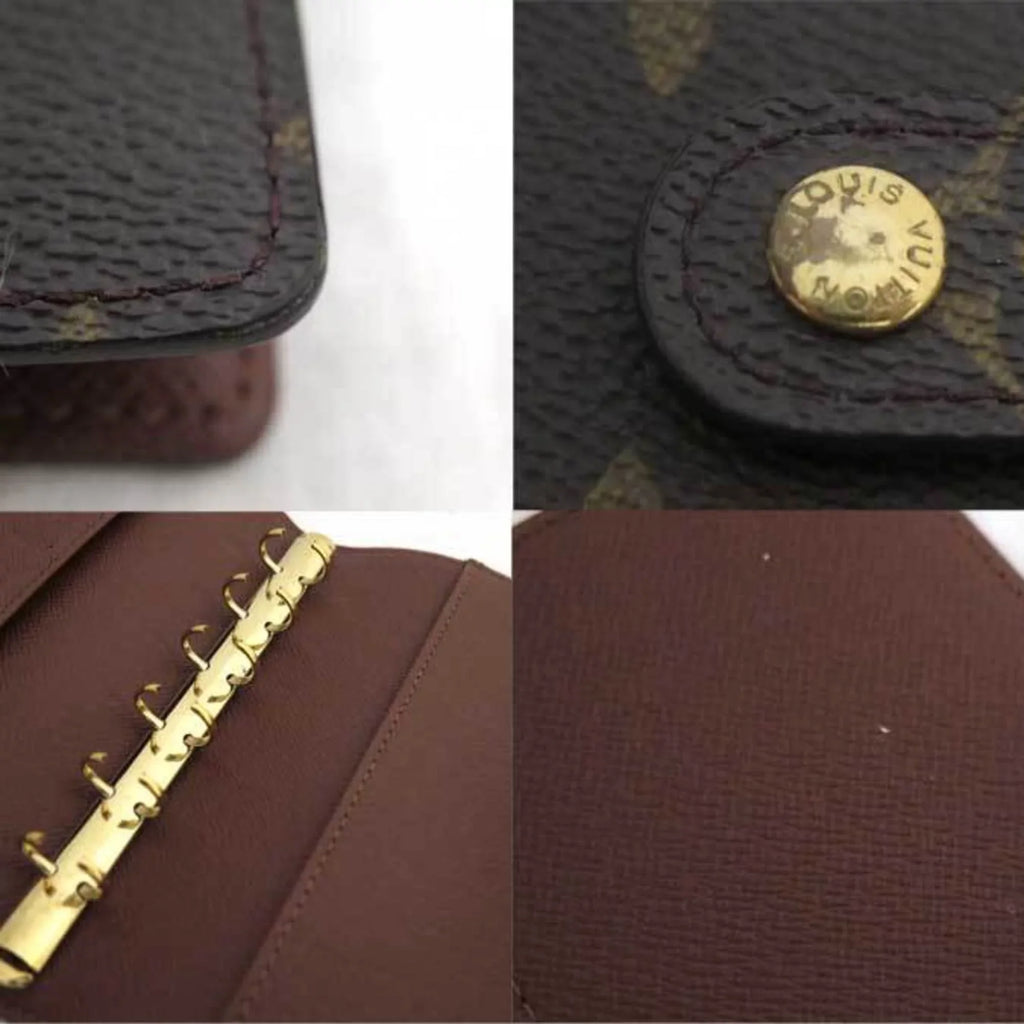 Monogram LOUIS Louis Notebook Agenda R20005 Cover Vuitton Unisex PM (Good) Pre-Owned VUITTON Canvas Brown