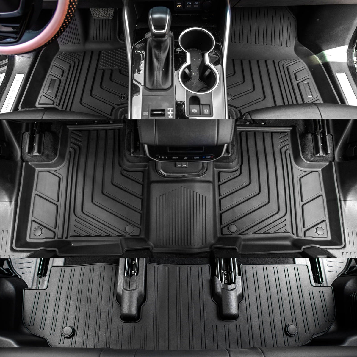 Trunk 2023 Toyota Accessories Mats Highlander Backrest with Cargo Fit Highlander Mat Mat 2020-2024