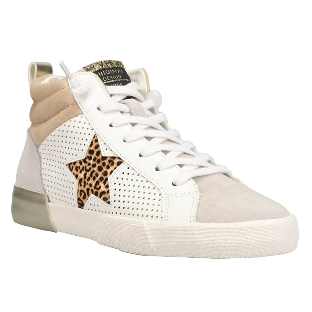 Havana Shoes Lester Casual Vintage High Sneakers Leopard Casual Womens