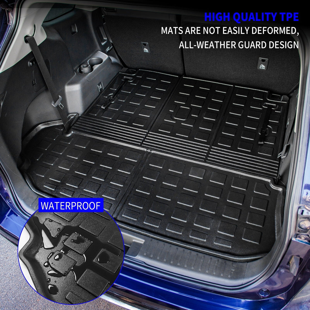 Toyota Fit 2023 Seats 7 Accessories Mat Highlander Liner Trunk Highlander Cargo Trunk 2020-2024 Liner