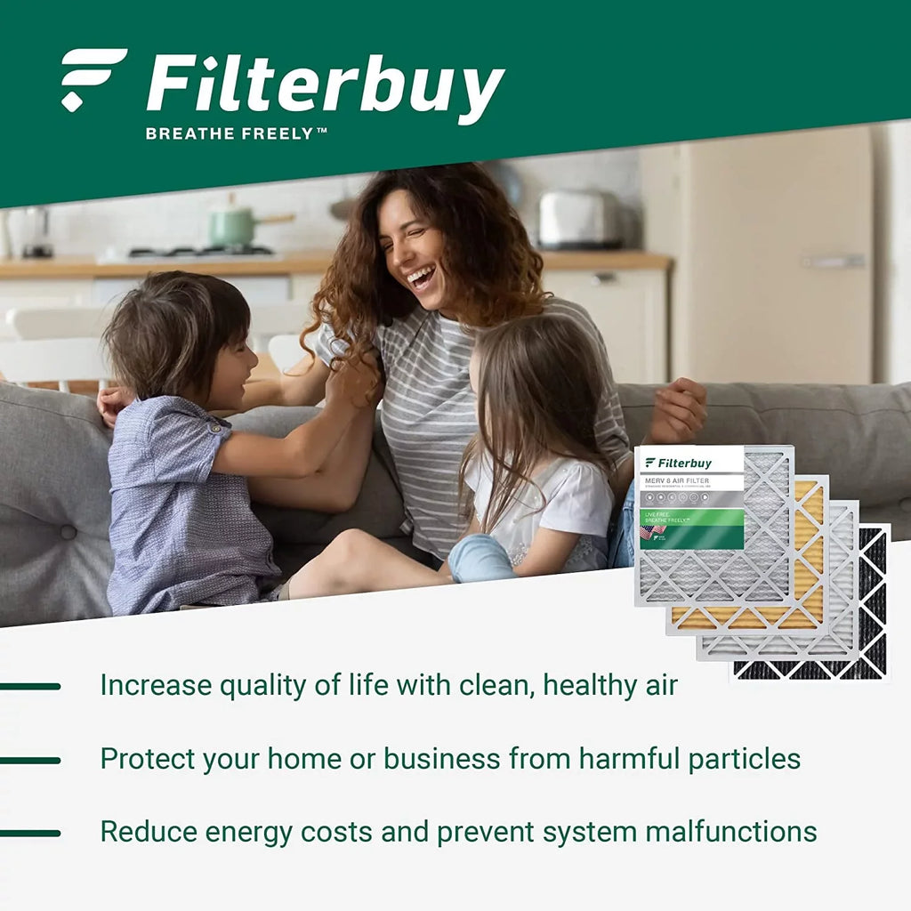 11 HVAC MERV Air Filterbuy AC Filters Furnace Pleated 10x20x1 (3-Pack)