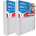 Filter Filter AIRX USA 7 Furnace 20x25x5 2 MPR FILTERS Made by CLEAN FC100A1037 with Premium 20x25x5 1000, Comparable & WICKED MPR AIR. Air FPR Pack Compatible 1200 to Honeywell MERV 11