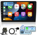AHD 2+32GB USB FM/RDS Radio Auto GPS Stereo Screen WiFi Android Backup Navigation Receiver Carplay IPS Car Din Android 9" Wireless Double 1280*720 Camera Bluetooth