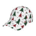 Baseball and Plaid Cap Outdoor All Workouts Seasons Adjustable Christmas Dad Activities Running Hat(Buffalo for Size Balery Trees)