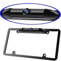 Vision with 170° Backup License Car Frame s Plate 8 Camera Camera Bright Waterproof View Rear Angle Night Viewing
