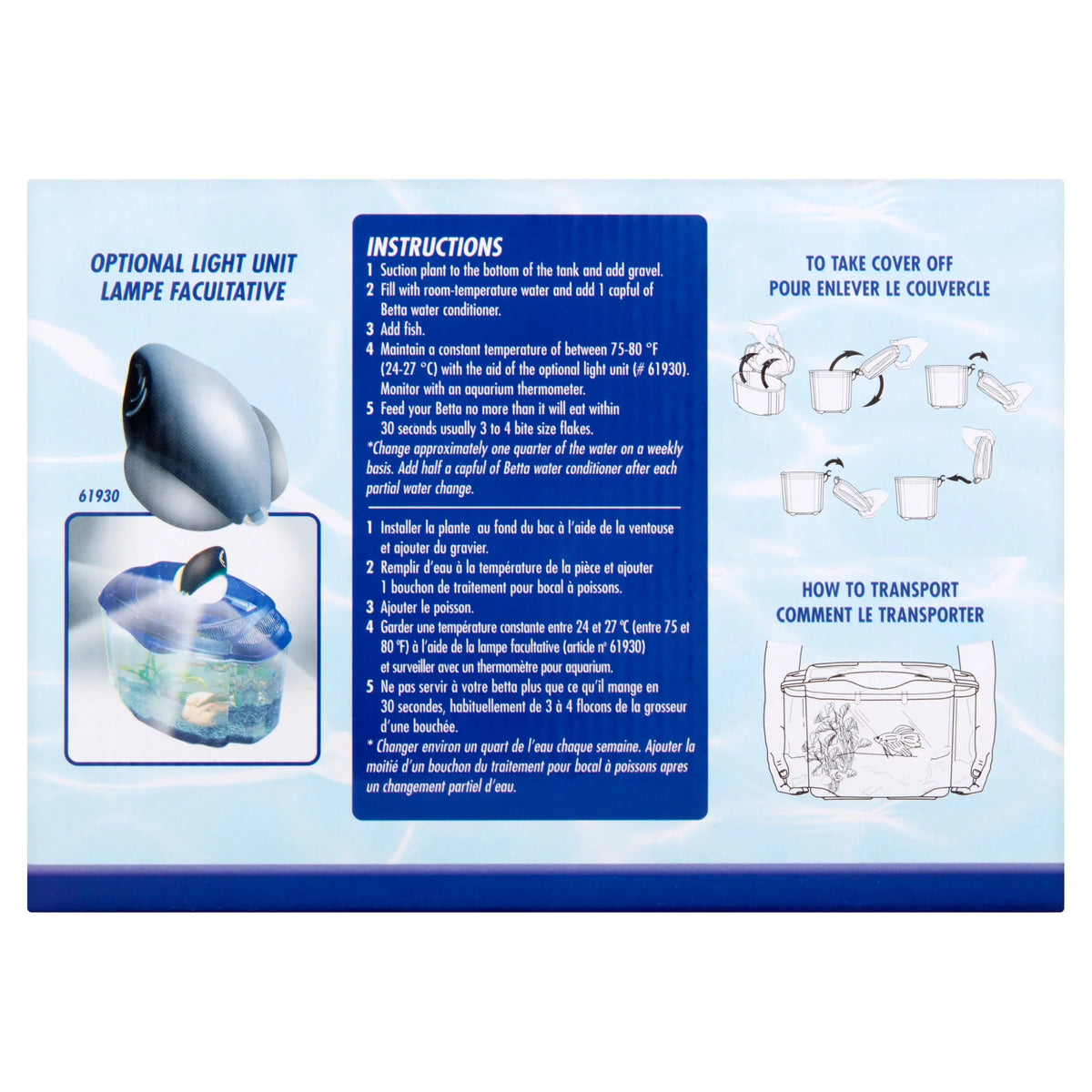 Marina Aquarium Kit, Betta Purple, Pals 0.5-Gallon Starter
