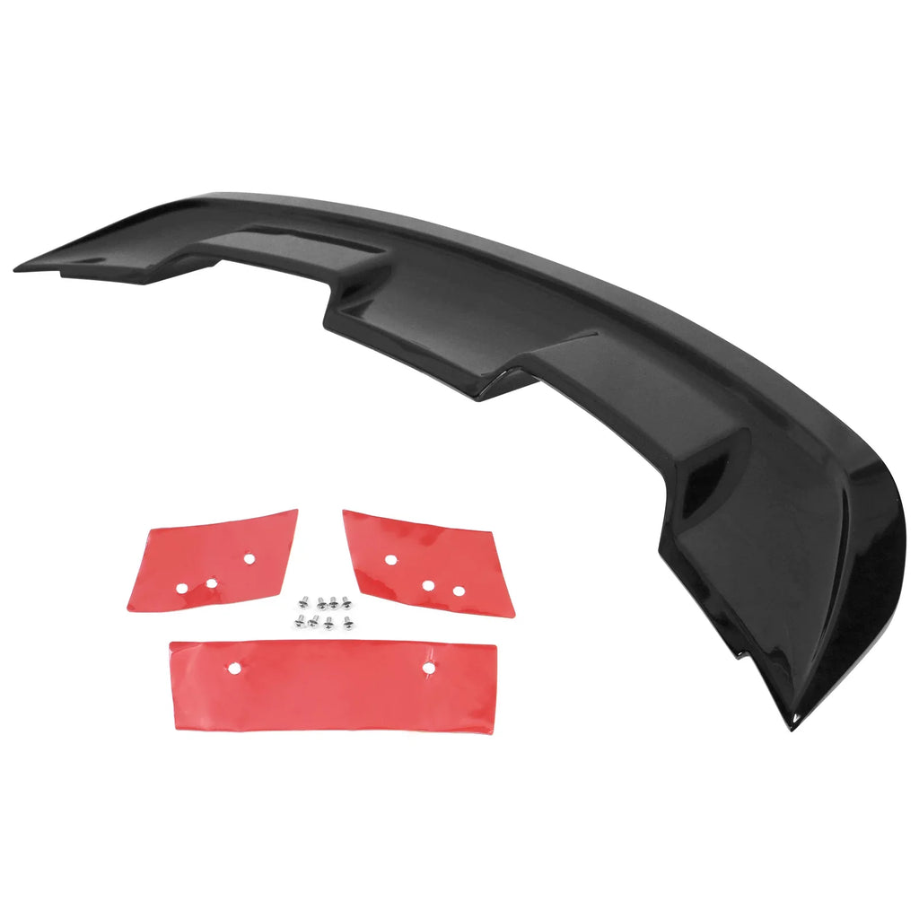 2019 - ABS 15-23 2015 Gloss with Wing 2016 Mustang Ford Spoiler Rear Ikon Style 2020 Black 2018 GT500 Motorsports 2017 Compatible Coupe Trunk