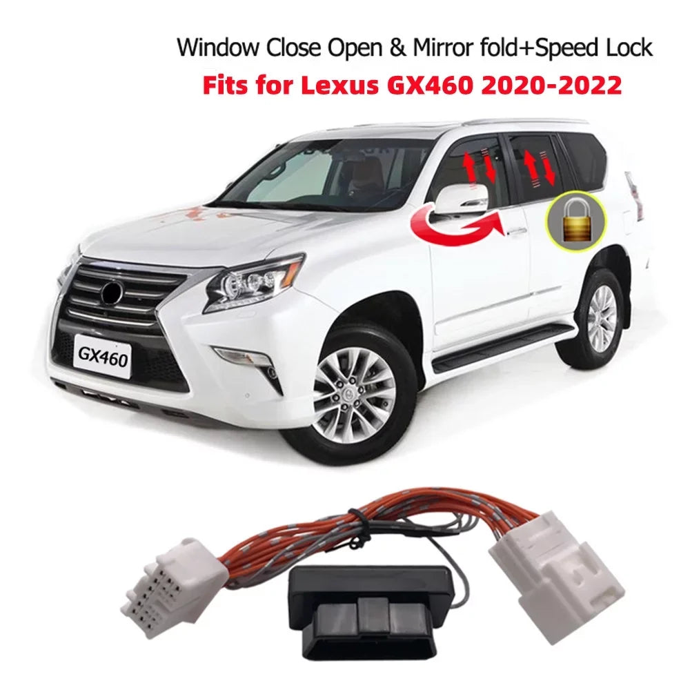Car GX460 Side for Window Folder Speed Closer 2022 Unfold Lexus Device Open Lock OBD Auto Kit 2021 2020 Mirror and