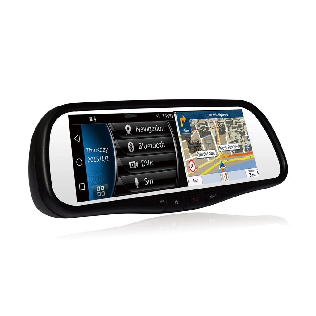 DVR Cam Mirror Inch 7.8 Dash RVM740SM Audiovox In with Built Smart Bluetooth and
