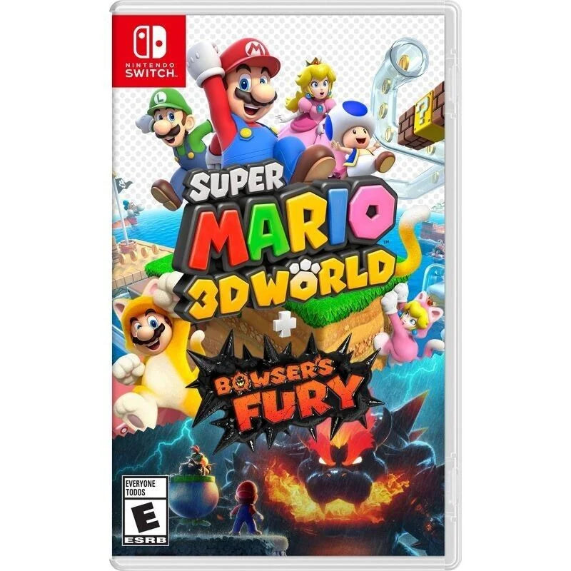Super Brand Bowser's 3D Fury + Switch New World Mario Game
