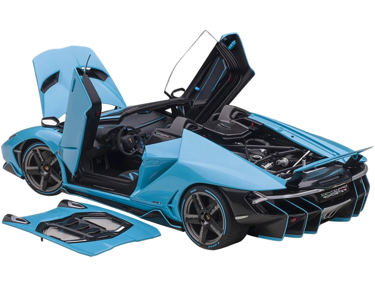 Car Cepheus Centenario Lamborghini 1/18 by Model Pearl Blue Blu Roadster / Autoart