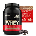 Cappuccino, Optimum Powder, 100% Mocha Protein Nutrition, Servings 2 Standard Gold lb, Whey 28