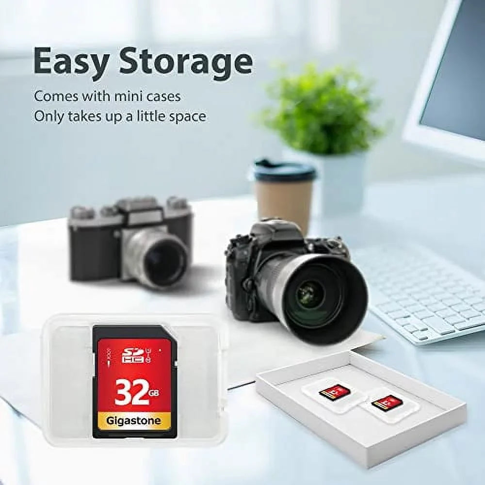 pack Card, Up Class (5x32GB) 80MB/s SDHC U1 32GB to Memory Gigastone 5 UHS-I 10 Card