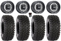 XC450 / XP RZR MetalFX Delta 15" XP 900/1000 XP Polaris 33" 1000 / Wheels Tires Black PRO Ranger