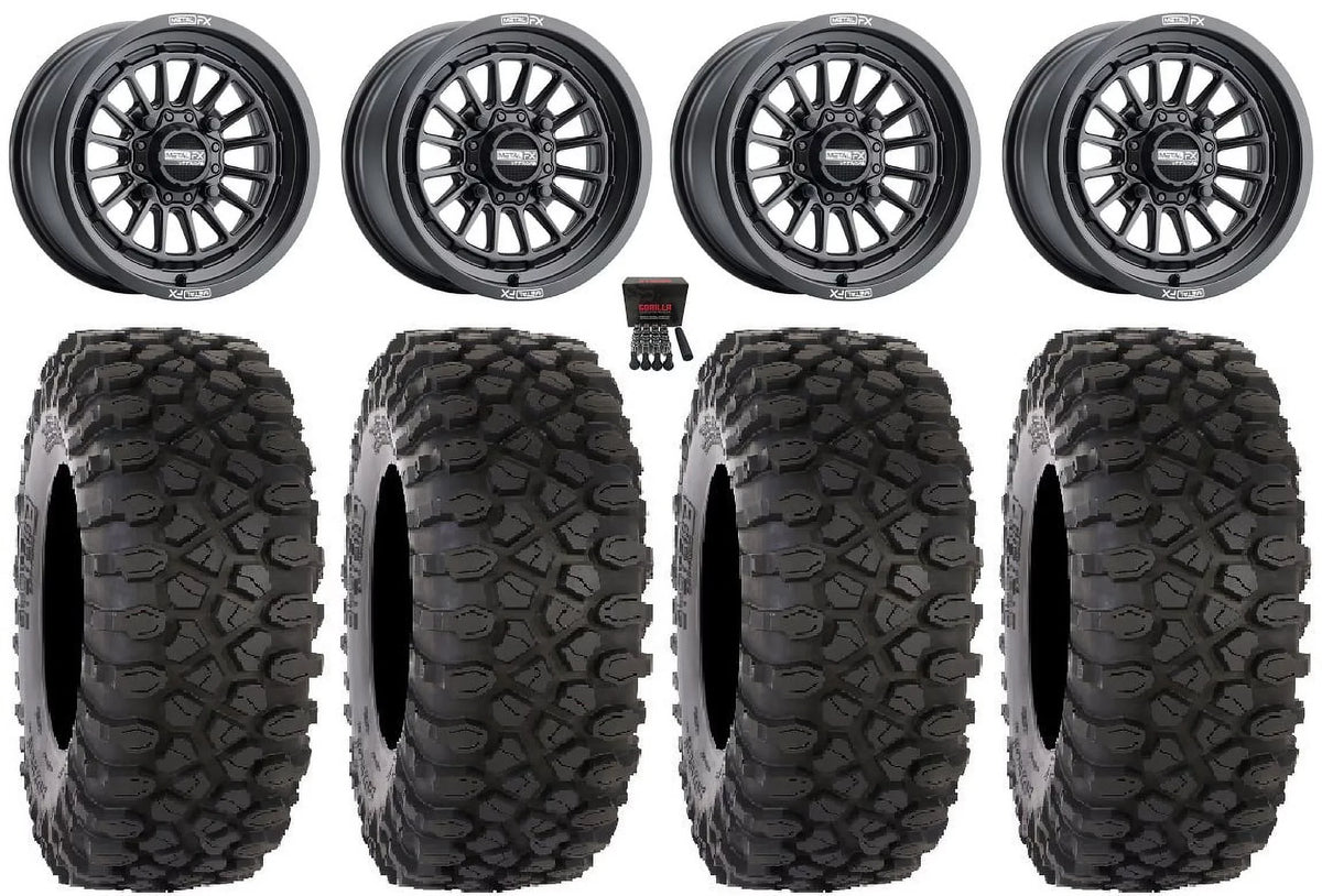 XC450 / XP RZR MetalFX Delta 15" XP 900/1000 XP Polaris 33" 1000 / Wheels Tires Black PRO Ranger