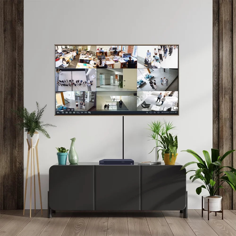 8 Drive recorder DVR 3TB, DVR) for 4K IP CCTV 8 with Channel DVR cameras Hybrid security and (only Hard Camius 4 analog