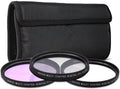 for Panasonic FLD UV 52mm OIS Lens Filter Aspherical f/3.5-5.6 MEGA CPL 14-45mm 3PC Kit