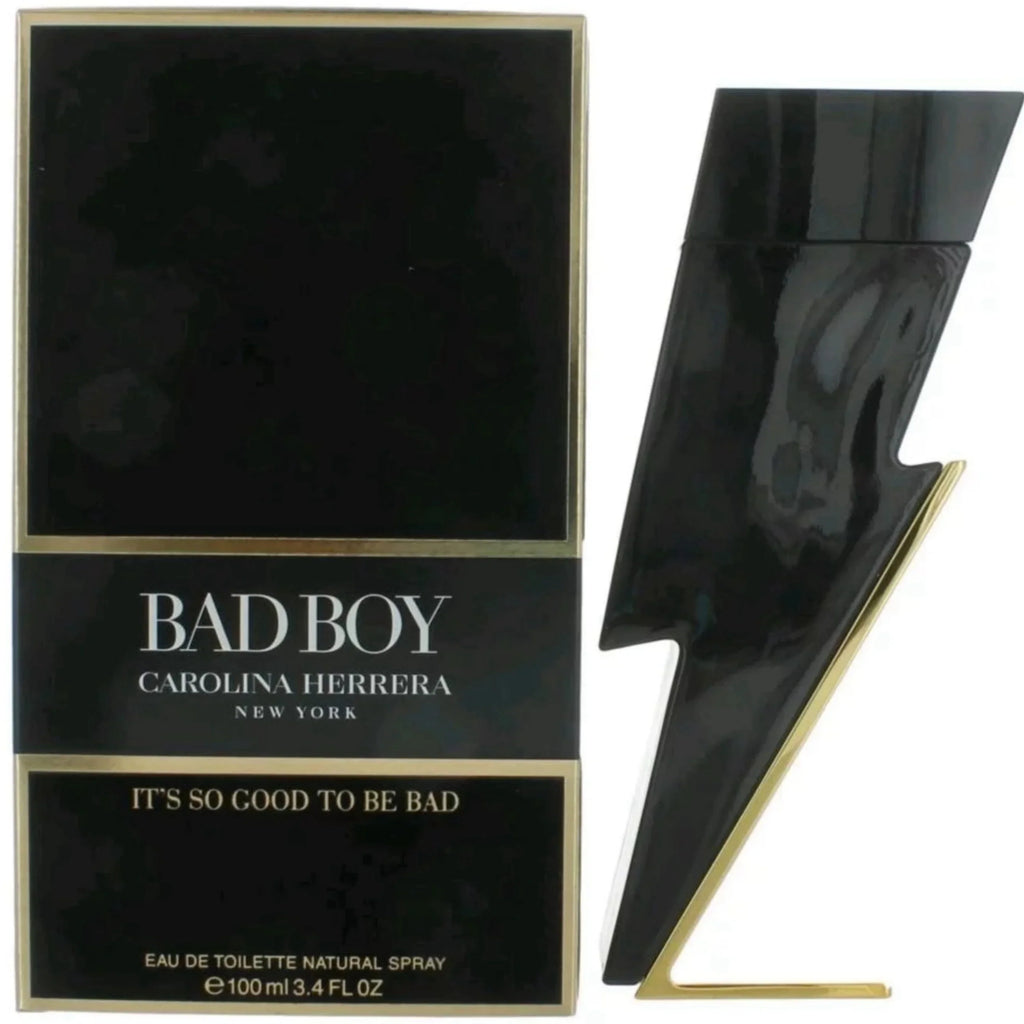 Toilette Car_olina'Her_rera 100ml oz Men's Bad Perfume Spray NEW EDT Boy Eau de Men's 3.4