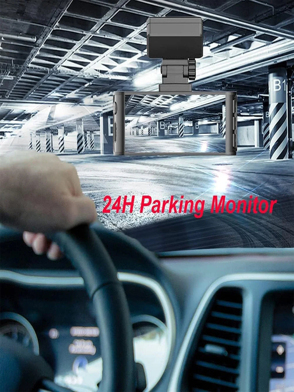 4K Wi-Fi, Camera, Dash GPS Hardwire and Cam with Front Kit Type-C