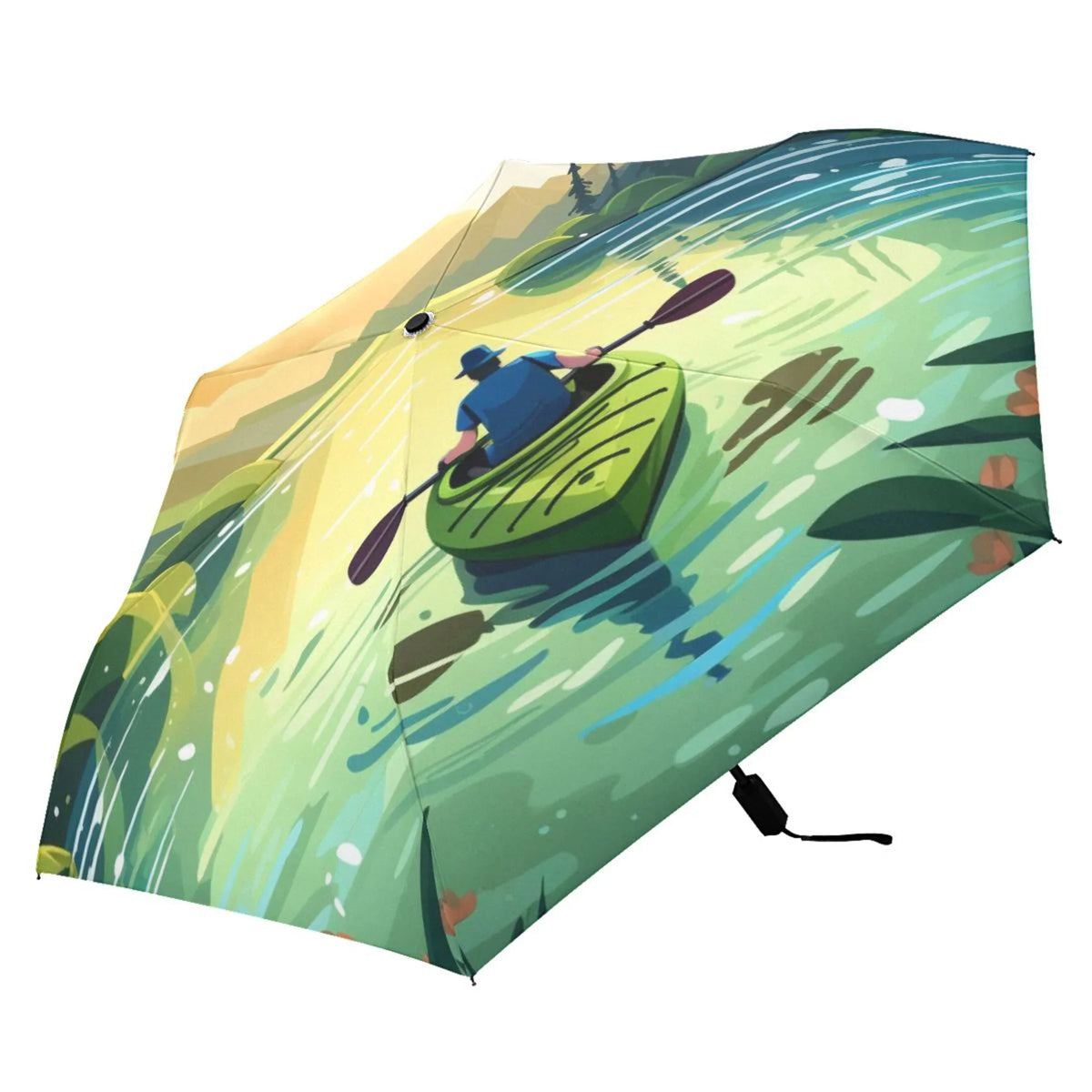 Boating- Size - Rain Compact for Landscape Umbrella Travel Folding 50+ Packable UPF Arc Boating To Umbrella 101 Lightweight Windproof