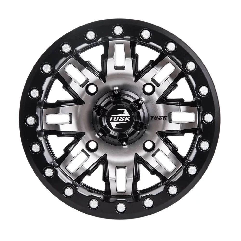 Teton Wolverine 2 3.0 2022 4.0 RMAX Sport 4/156 Beadlock YAMAHA Wheel 1000 14x7 For Tusk + Machined/Black