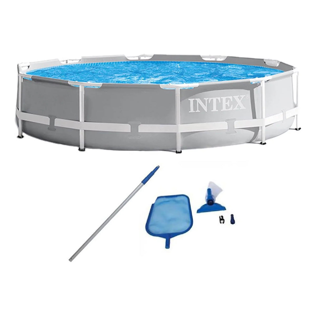 10' and Maintenance Kit 30" x Ground Above Prism Pool INTEX Frame Swimming