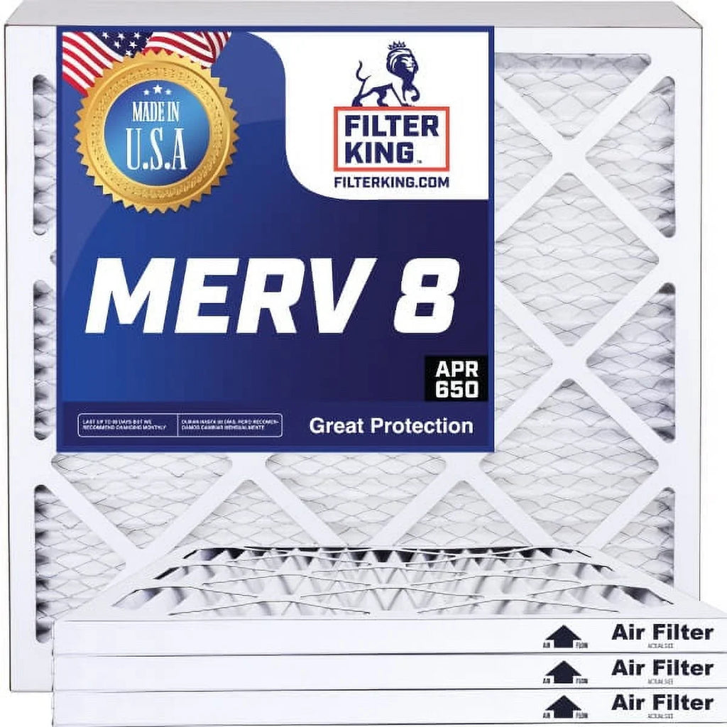 .75" Filter 12 Furnace 51 Pleated King Filters Air MADE USA Actual 4-PACK Size: MERV IN A/C | x Filter | 8 | 12x51x1a x HVAC |