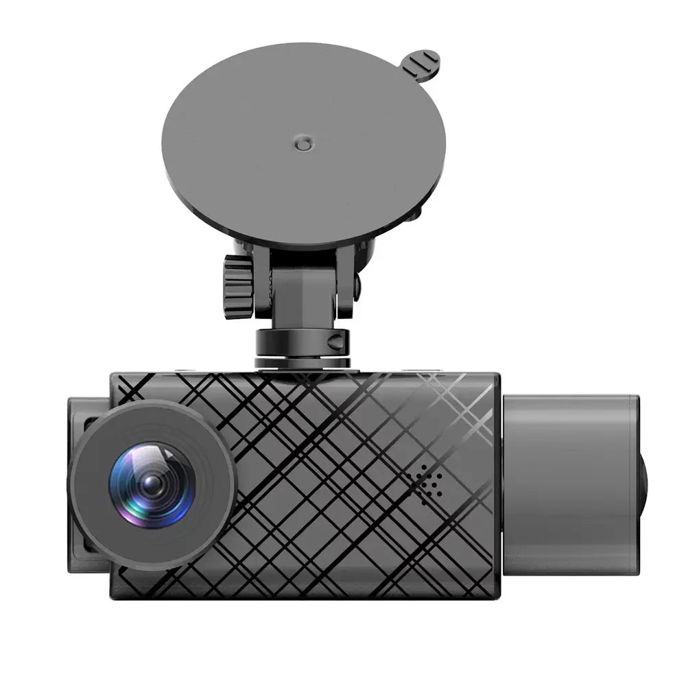 Dash Driving Mirror Multi-Language Pinnaco Safety Rearview Recorder Auto 3 Video Camera Cameras