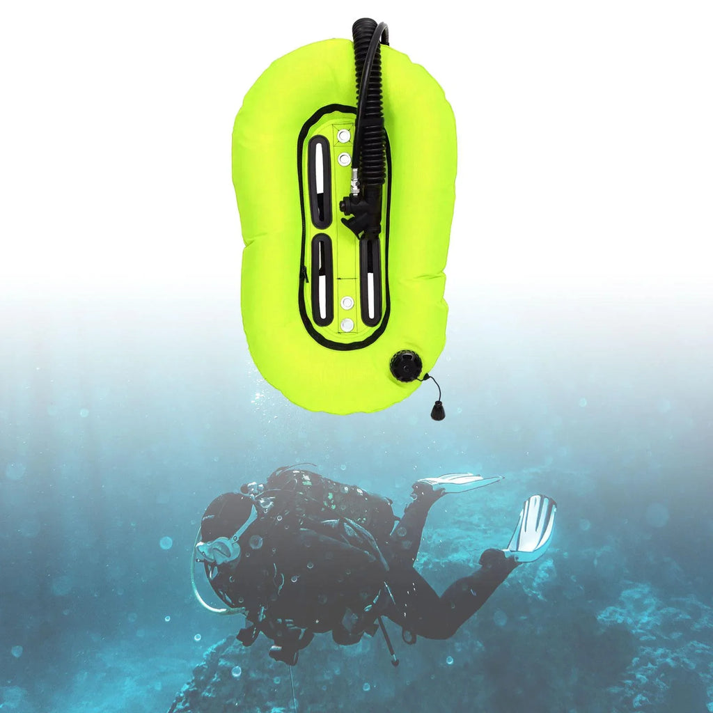 for Single funtasica Diving Use,Durability Buoyancy Set Scuba Compensator,Easy to Yellow Donut Diving BCD Tank,BCD Snorkeling Wing Scuba Adult