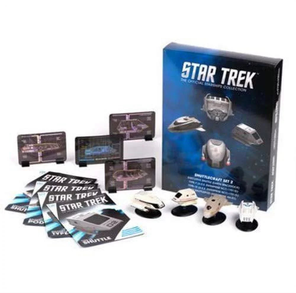 Eaglemoss Set STDC705 Shuttle Model Trek Star 2 Die Cast Ship